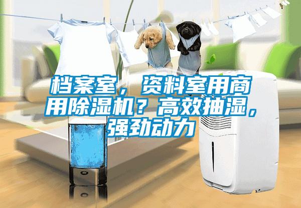 檔案室，資料室用商用除濕機？高效抽濕，強勁動力