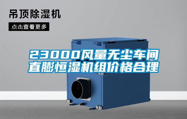 23000風(fēng)量無塵車間直膨恒濕機(jī)組價(jià)格合理