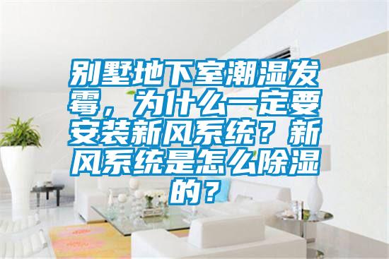 別墅地下室潮濕發(fā)霉，為什么一定要安裝新風系統(tǒng)？新風系統(tǒng)是怎么除濕的？