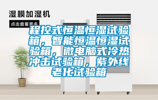 程控式恒溫恒濕試驗箱，智能恒溫恒濕試驗箱，微電腦式冷熱沖擊試驗箱，紫外線老化試驗箱