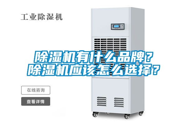 除濕機有什么品牌？除濕機應該怎么選擇？