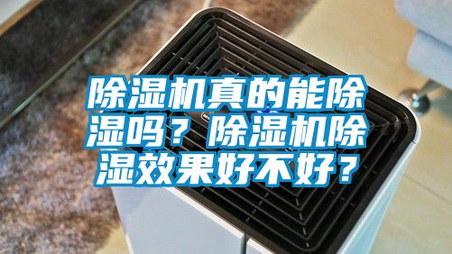 除濕機真的能除濕嗎？除濕機除濕效果好不好？